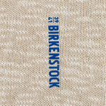 COTTON SLUB SOCK BEIGE WHITE