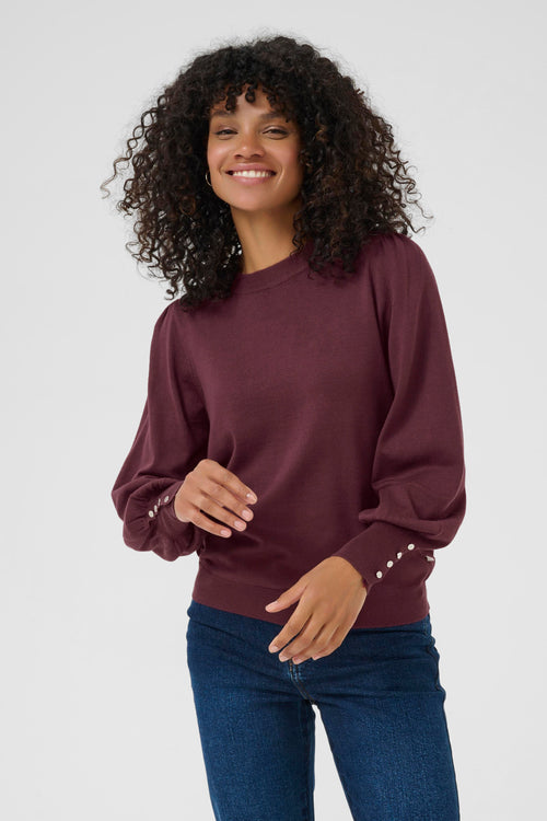 LIZZA ROUND NECK PULLOVER