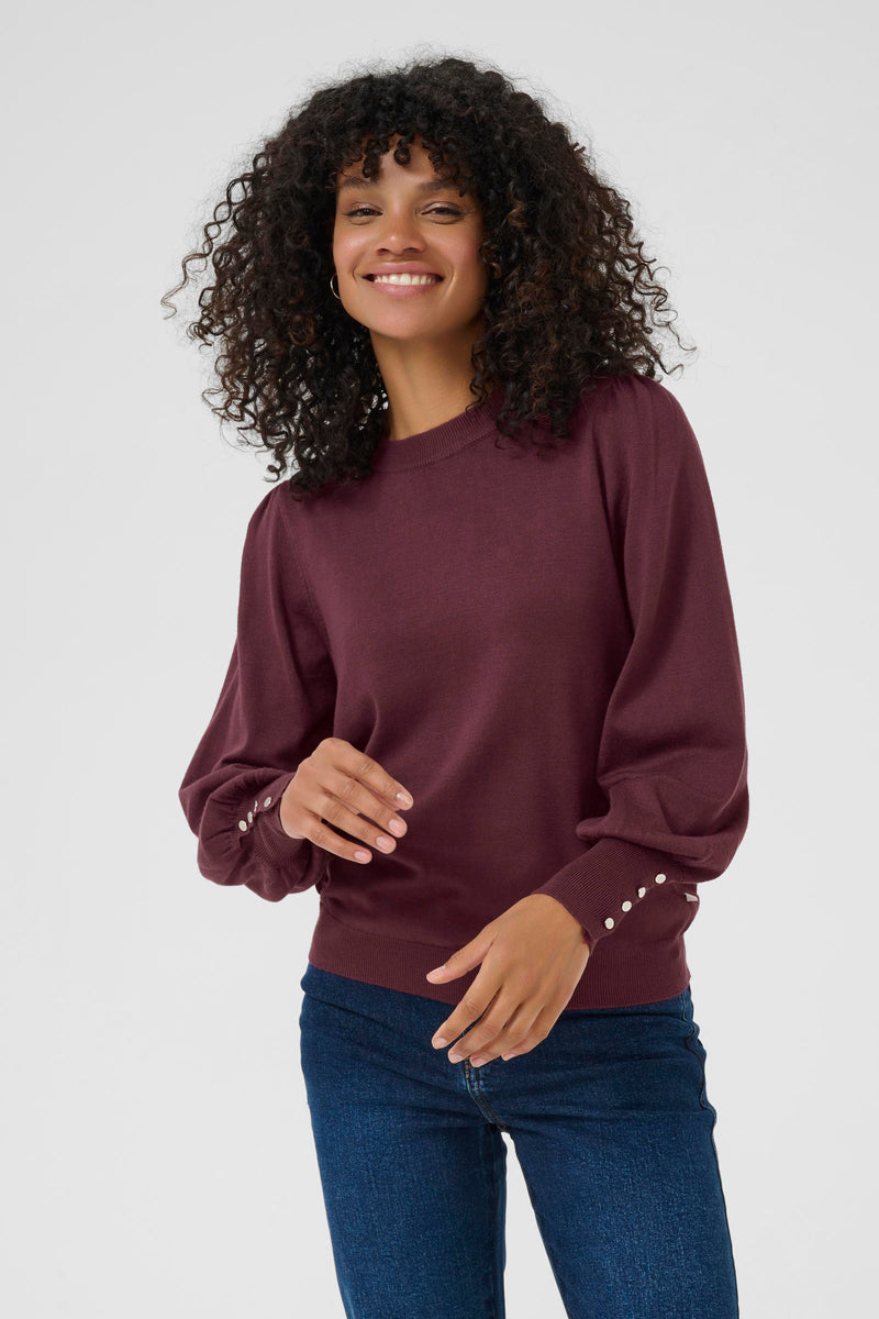 LIZZA ROUND NECK PULLOVER