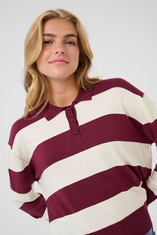 LIZZA POLO PULLOVER