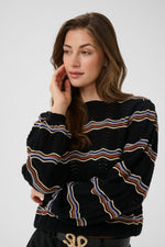 WAVY KNIT PULLOVER