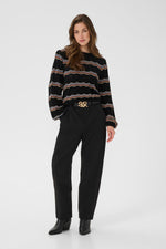 WAVY KNIT PULLOVER