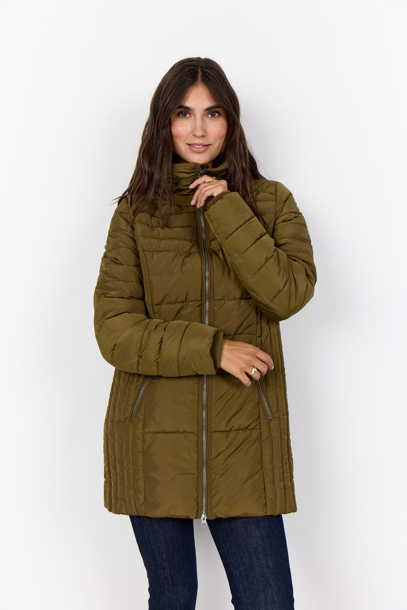 NINA COAT DARK OLIVE