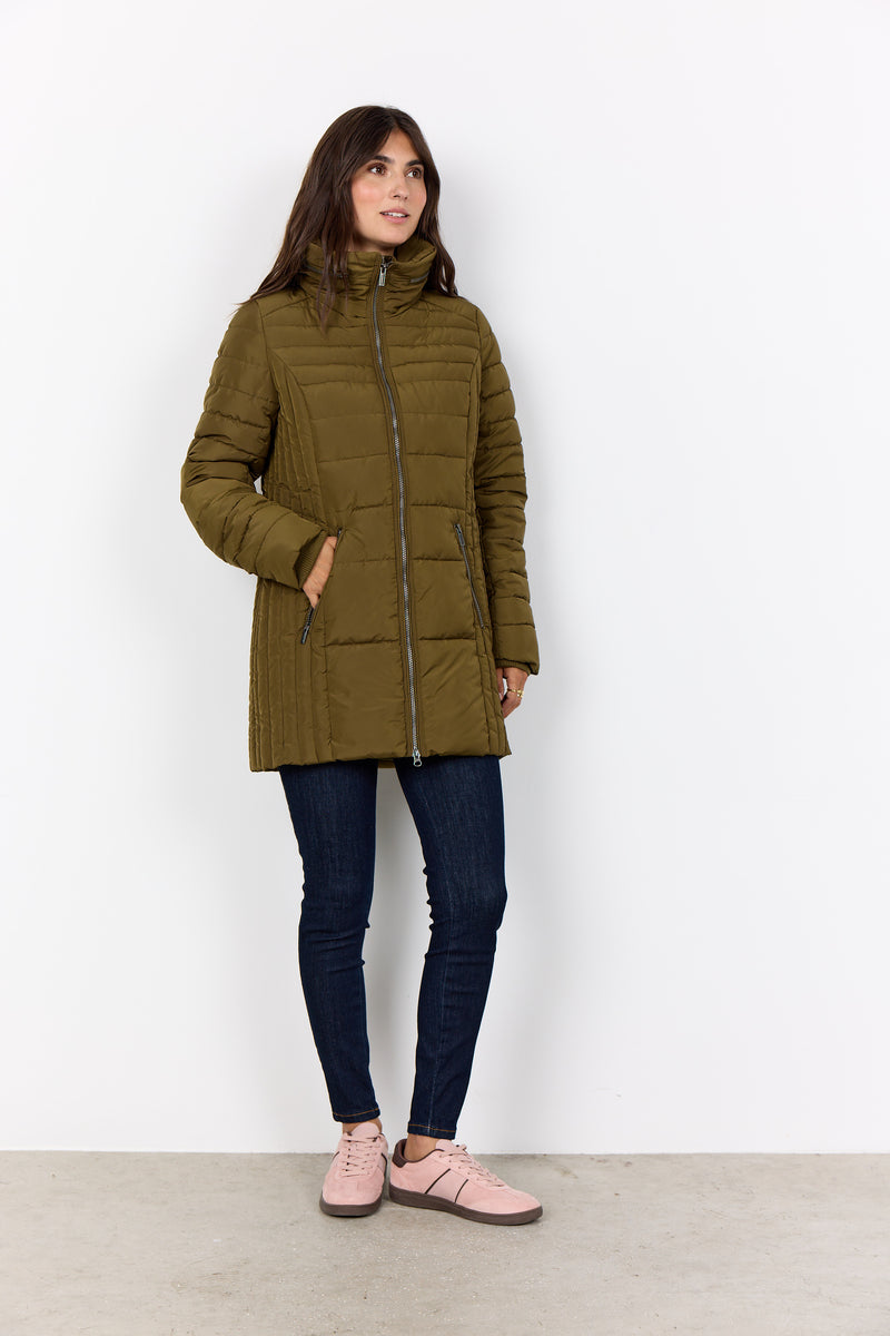 NINA COAT DARK OLIVE