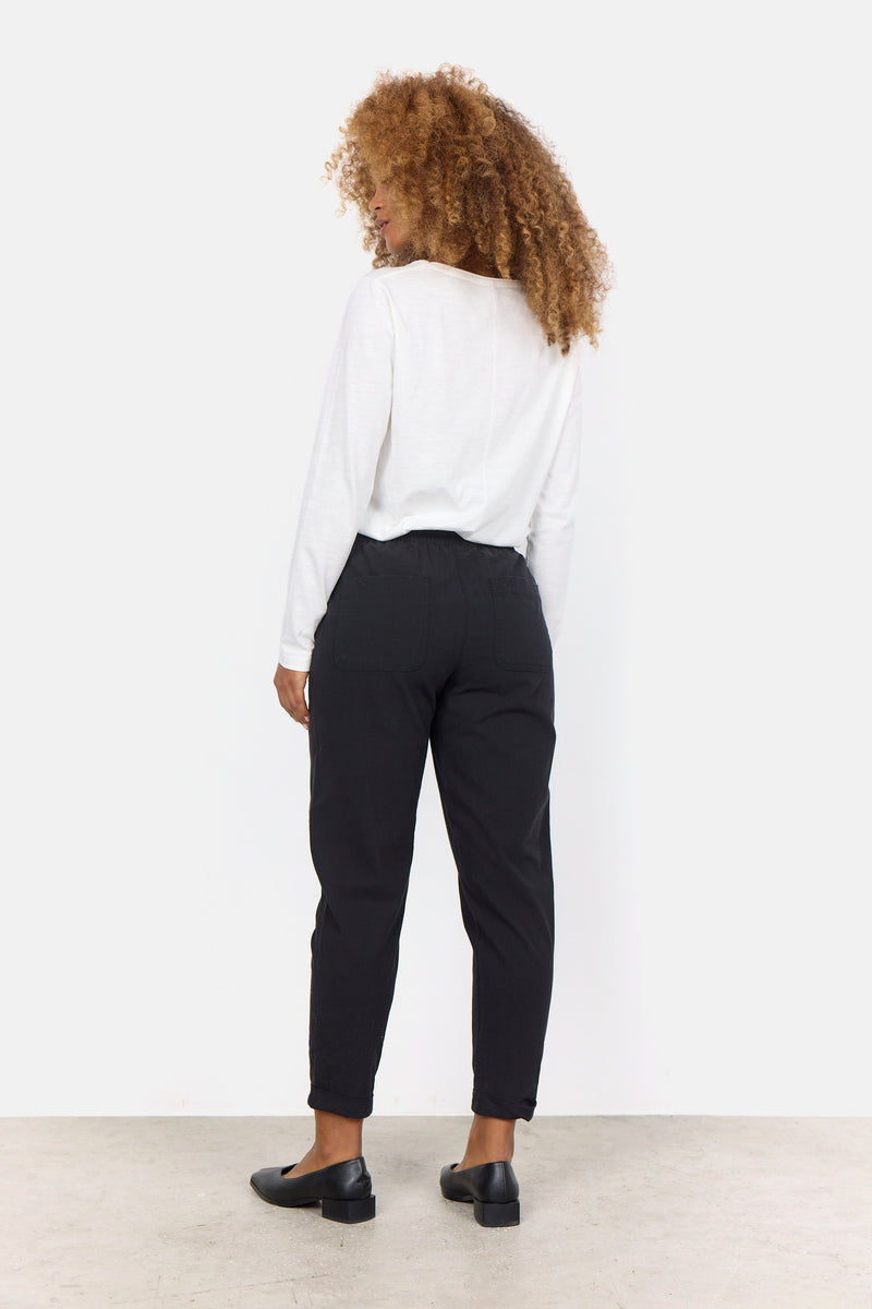 CISSIE COTTON PANT BLACK