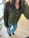 CABEL KNIT CARDIGAN