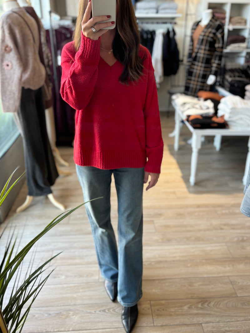 TILDA SWEATER RED