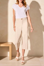 HIGH RISE WIDE LEG CAPRI