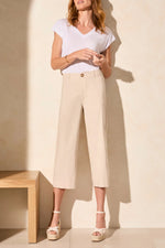 HIGH RISE WIDE LEG CAPRI