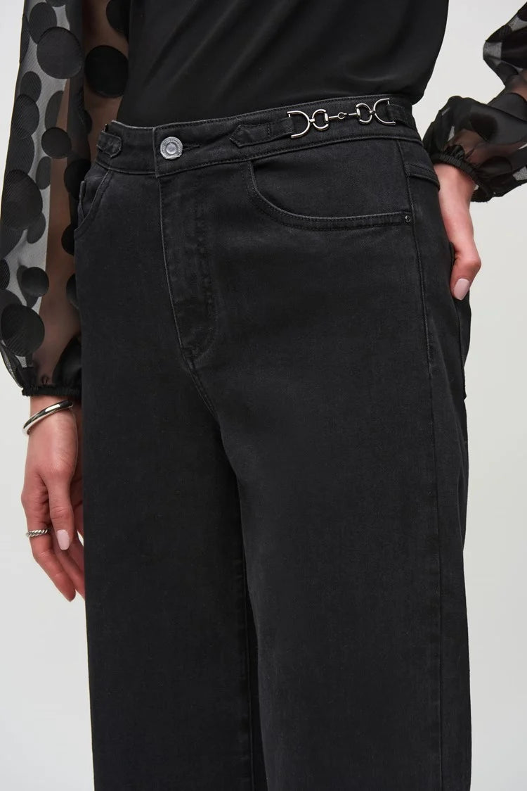 HIGH RISE WIDE LEG DENIM