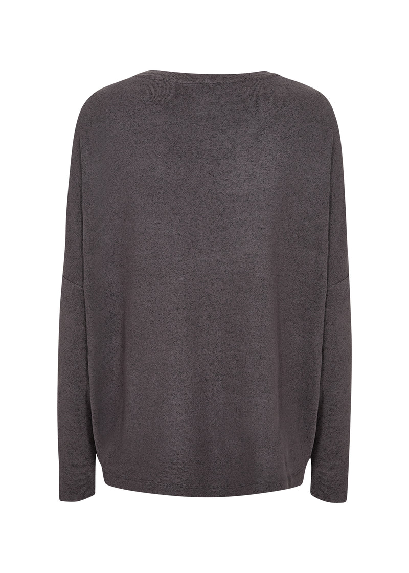 BIARA TOP DARK GREY MELANGE