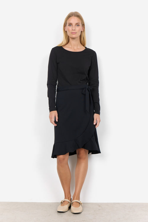 PYLLE TOP BLACK
