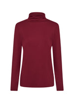 MARCIA TURTLE NECK DARK RED
