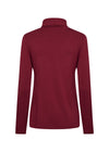 MARCIA TURTLE NECK DARK RED