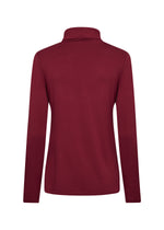 MARCIA TURTLE NECK DARK RED