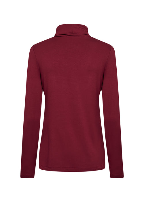 MARCIA TURTLE NECK DARK RED
