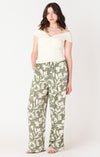 CREAM SAGE FLORAL PANT