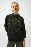 JAQUARD ANIMAL PRINT SWEATER
