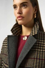 PLAID DOUBLE FACED COAT