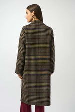 PLAID DOUBLE FACED COAT