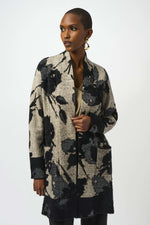 ABSTRACT SWEATER KNIT CARDIGAN