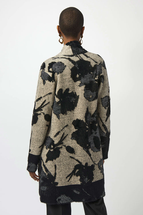 ABSTRACT SWEATER KNIT CARDIGAN