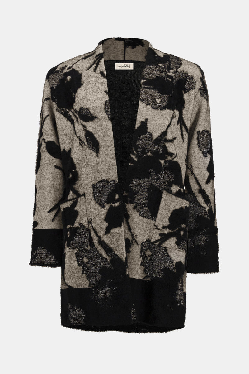 ABSTRACT SWEATER KNIT CARDIGAN