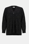 SEQUIN KNIT CARDIGAN