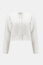 CARDIGAN W RINESTONE BOW