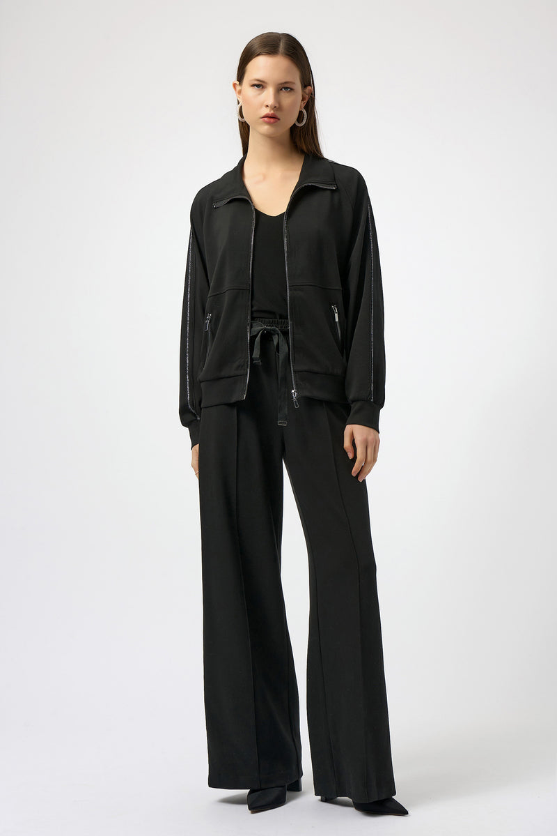 SCUBA JERSEY WIDE LEG PULL ON PANT
