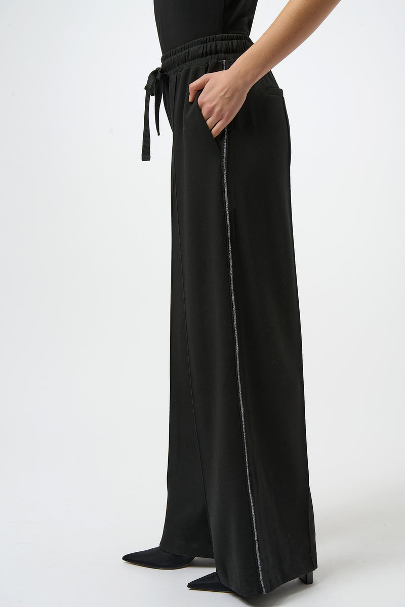SCUBA JERSEY WIDE LEG PULL ON PANT
