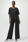 SCOOP NECK TSHIRT W RINESTONES
