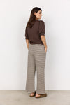 BANU 3/4 SLEEVE TOP HOT FUDGE