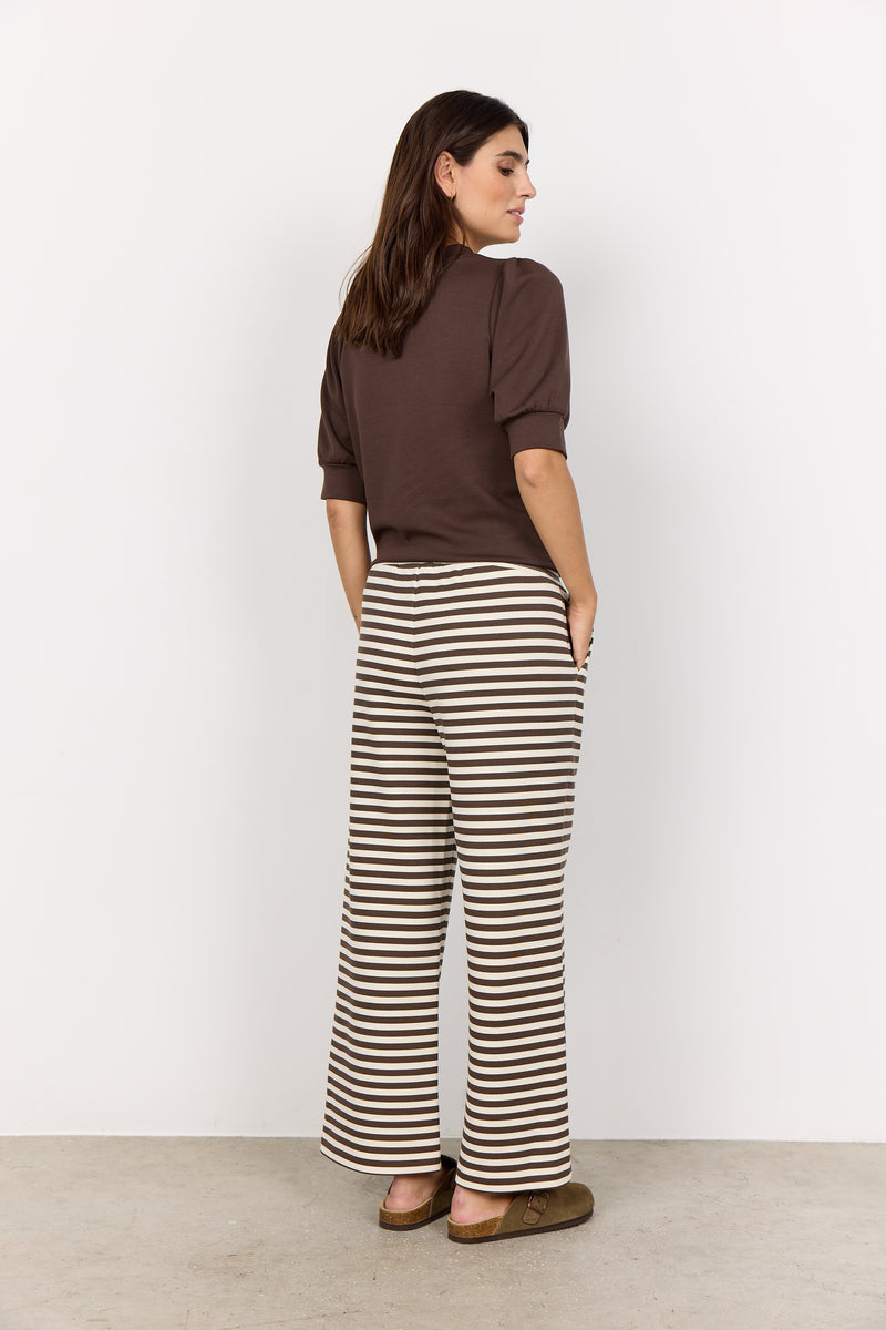 BANU 3/4 SLEEVE TOP HOT FUDGE