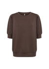 BANU 3/4 SLEEVE TOP HOT FUDGE