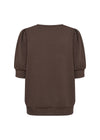 BANU 3/4 SLEEVE TOP HOT FUDGE