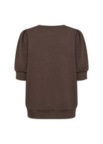 BANU 3/4 SLEEVE TOP HOT FUDGE