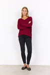 BIARA TOP RED MELANGE