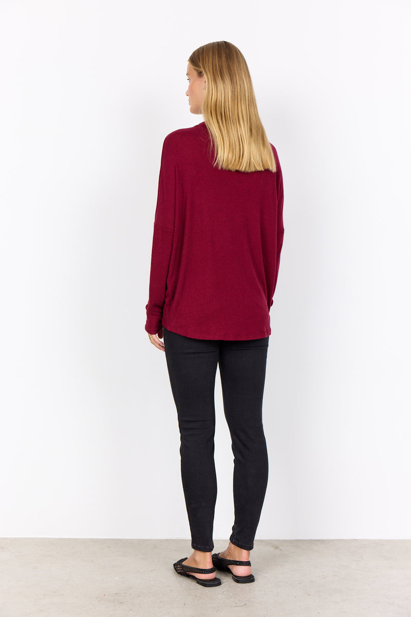 BIARA TOP RED MELANGE