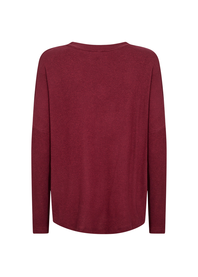 BIARA TOP RED MELANGE