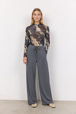 BANU WIDE LEG PANT IRON GREY