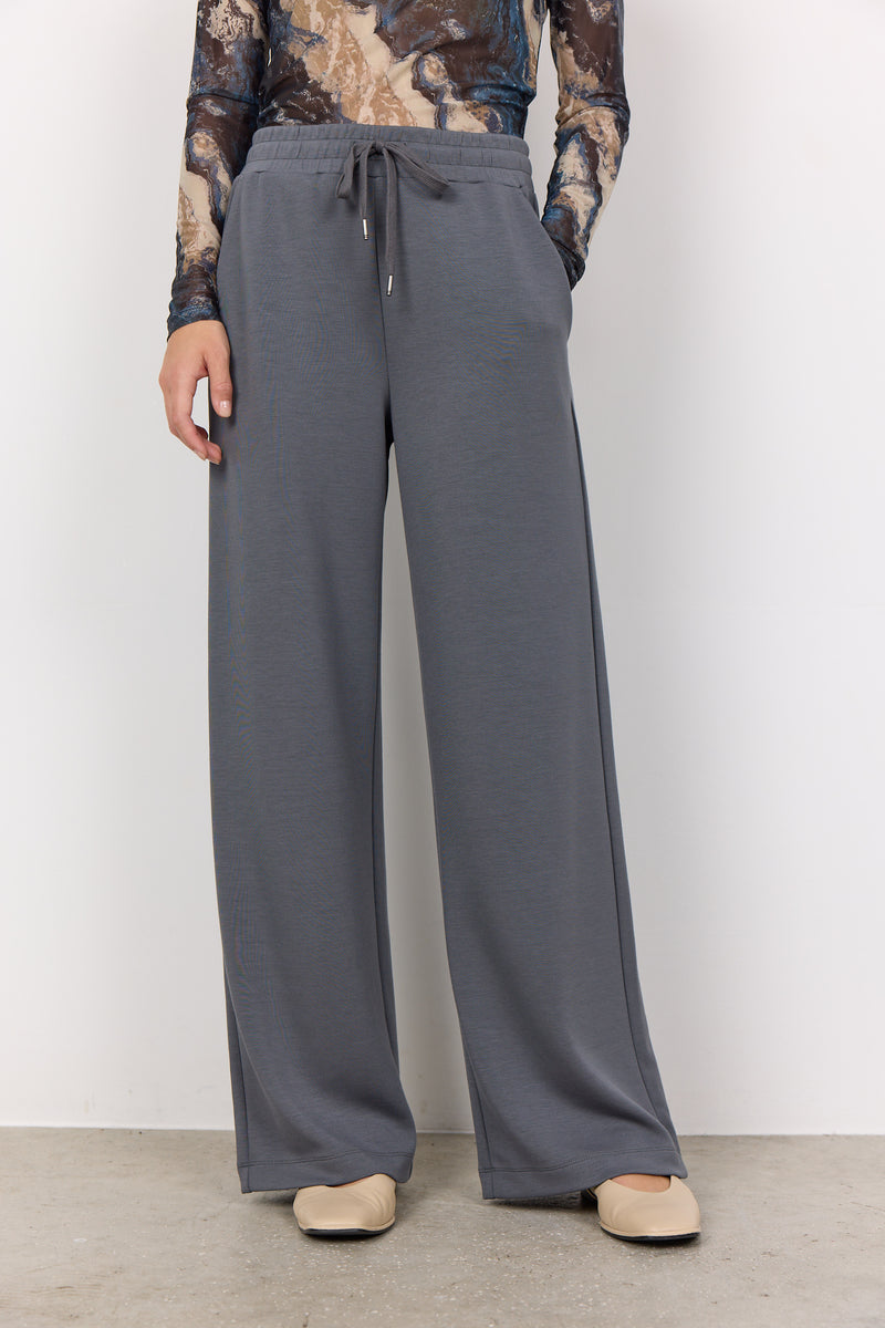 BANU WIDE LEG PANT IRON GREY