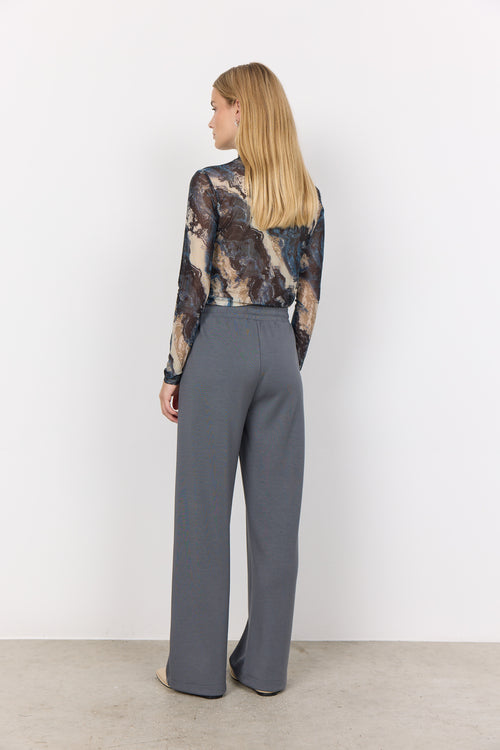 BANU WIDE LEG PANT IRON GREY