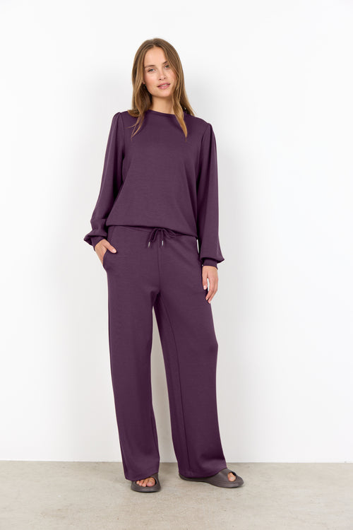 BANU LONG SLEEVE TOP PLUM