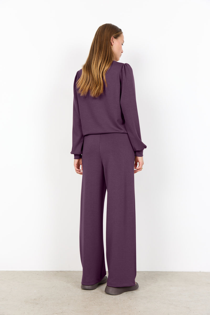 BANU LONG SLEEVE TOP PLUM
