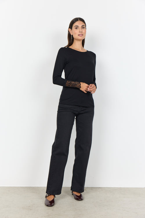MARICA LACE LONG SLEEVE TOP