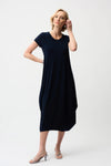 SILKY KNIT COCOON DRESS