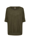 BIARA 3/4 SLEEVE TOP ARMY