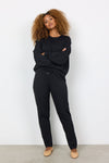 BANU SLIM LEG PANT BLACK