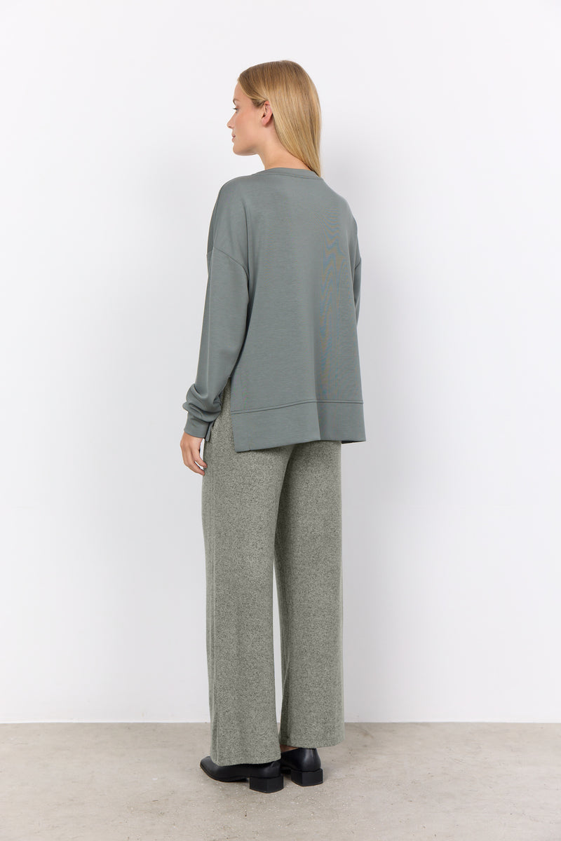 BANU SIDE SLIT TOP MISTY